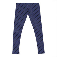 WYNKEN Luna Leggingss - Blue Diagonalonal Stripe