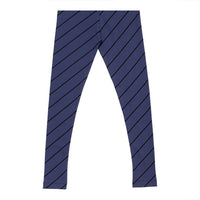 WYNKEN Luna Leggingss - Blue Diagonalonal Stripe