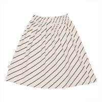 WYNKEN Luna Skirt - Milk Diagonal Stripe