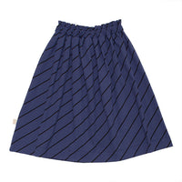 WYNKEN Luna Skirt - Blue Diagonalonal Stripe