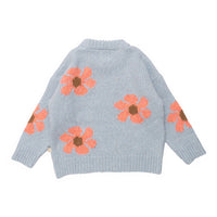 WYNKEN Fun Flower Jumper - Pale Blue