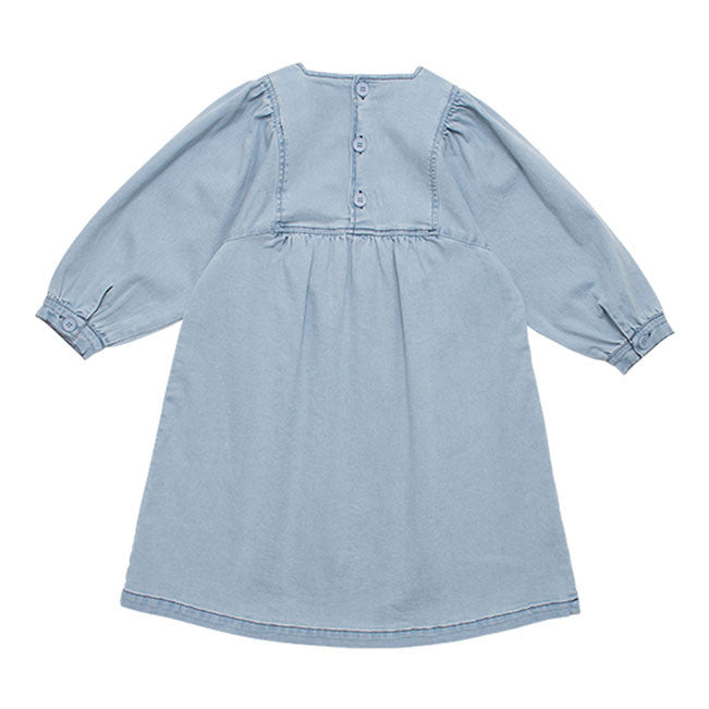 WYNKEN Moonrise Dress - Pale Bleached Denim