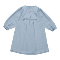 WYNKEN Moonrise Dress - Pale Bleached Denim