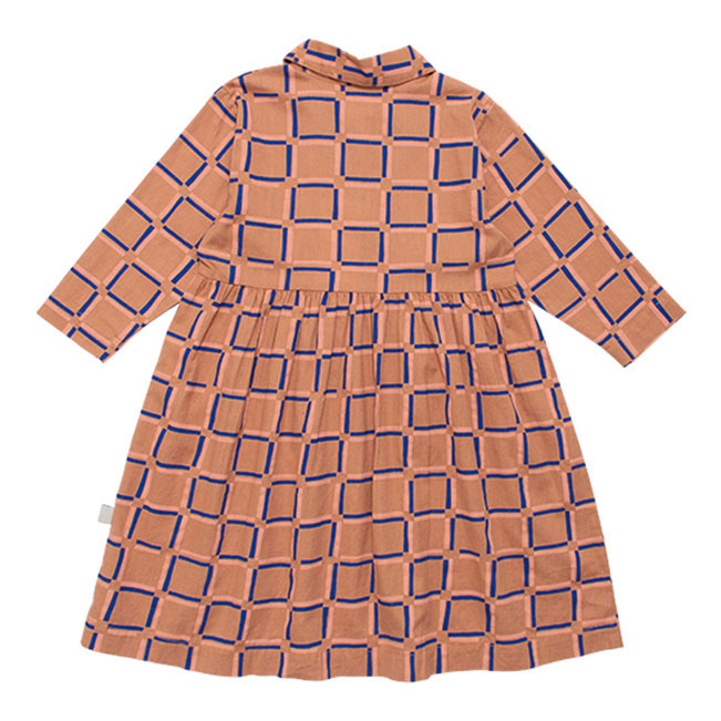 WYNKEN Nube Dress - Clay Pink Check