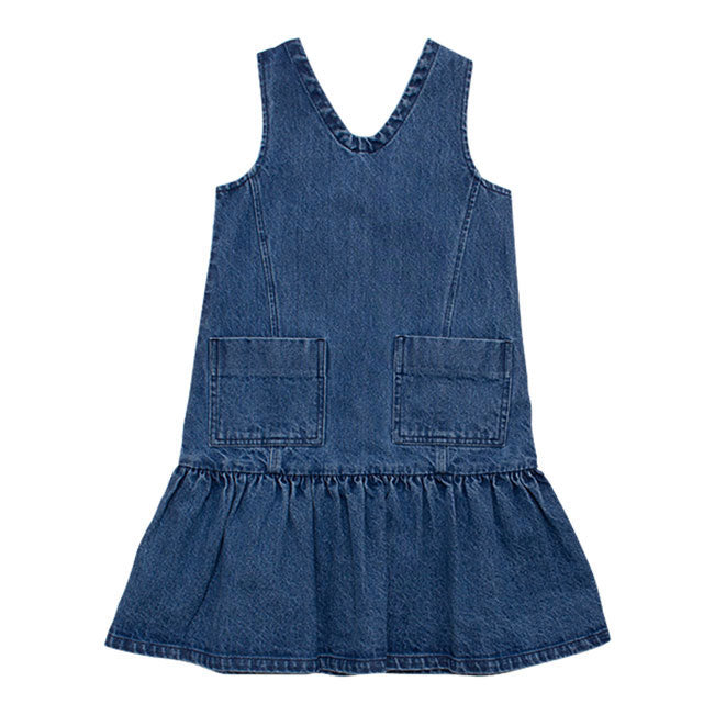WYNKEN Karamu Pinafore - Indigo Mid