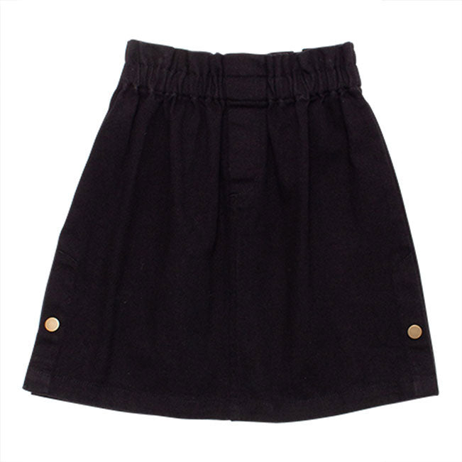 WYNKEN Snap Skirt - Black