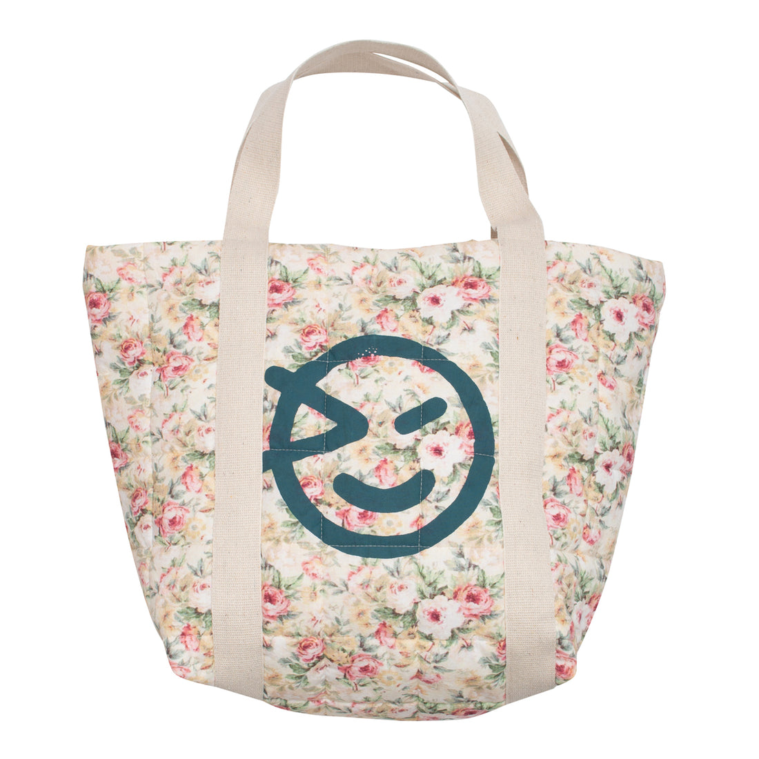 WYNKEN Floral Tatto Padded Beach Bag