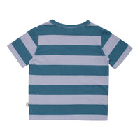 WYNKEN Frosted Green Wide Stripe Tee