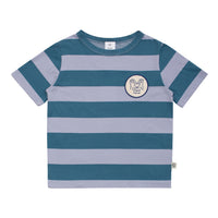 WYNKEN Frosted Green Wide Stripe Tee
