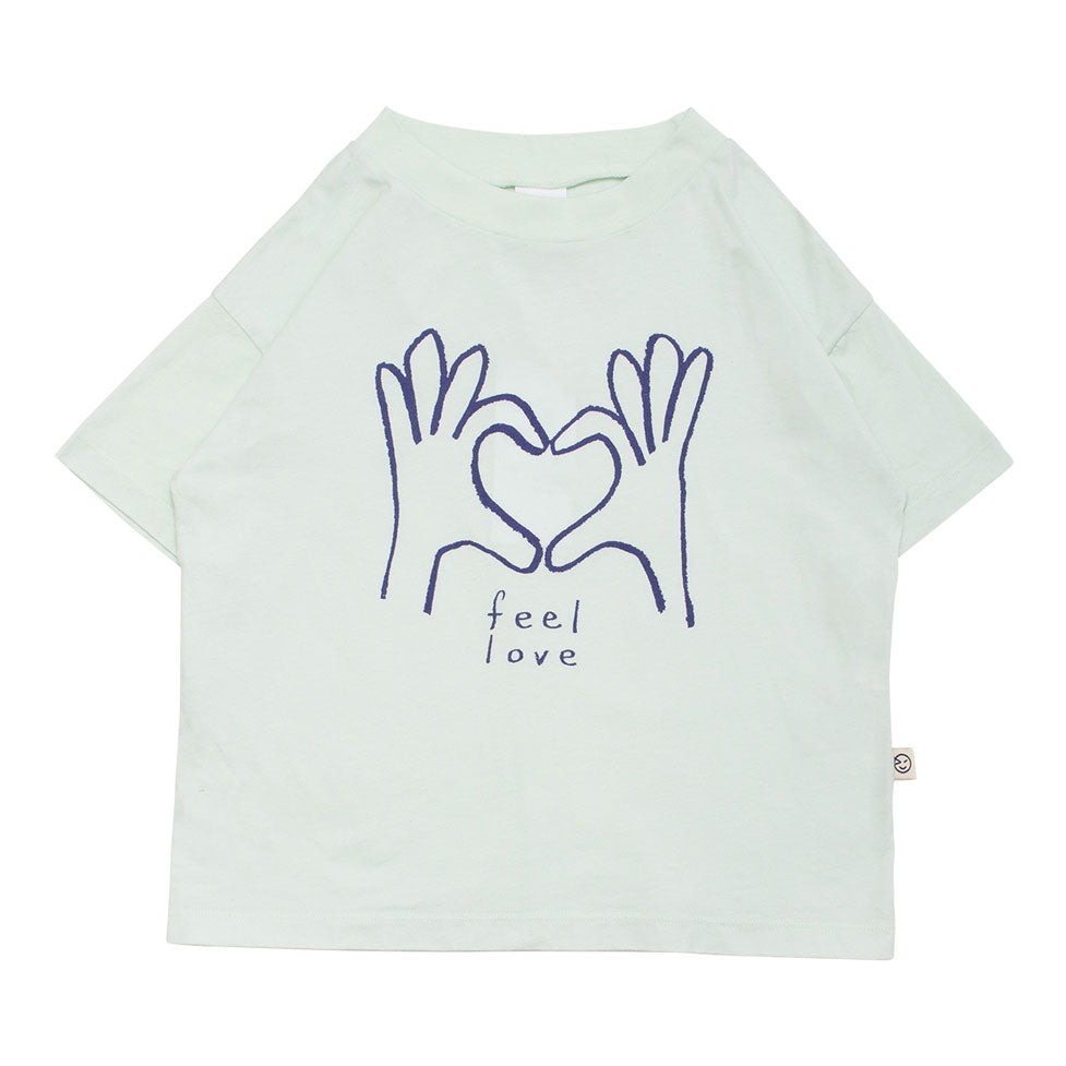 WYNKEN Pastel Green Feel Love Tee