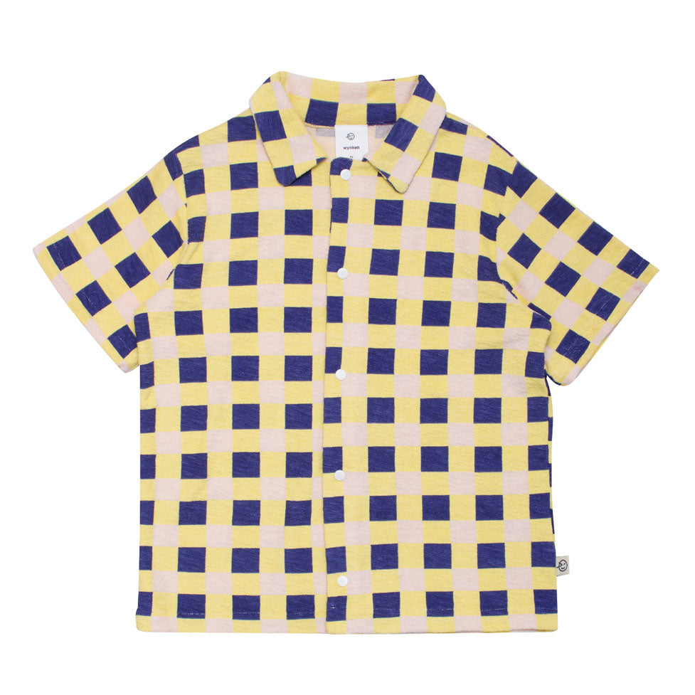 WYNKEN Canary Navy Beach Shirt