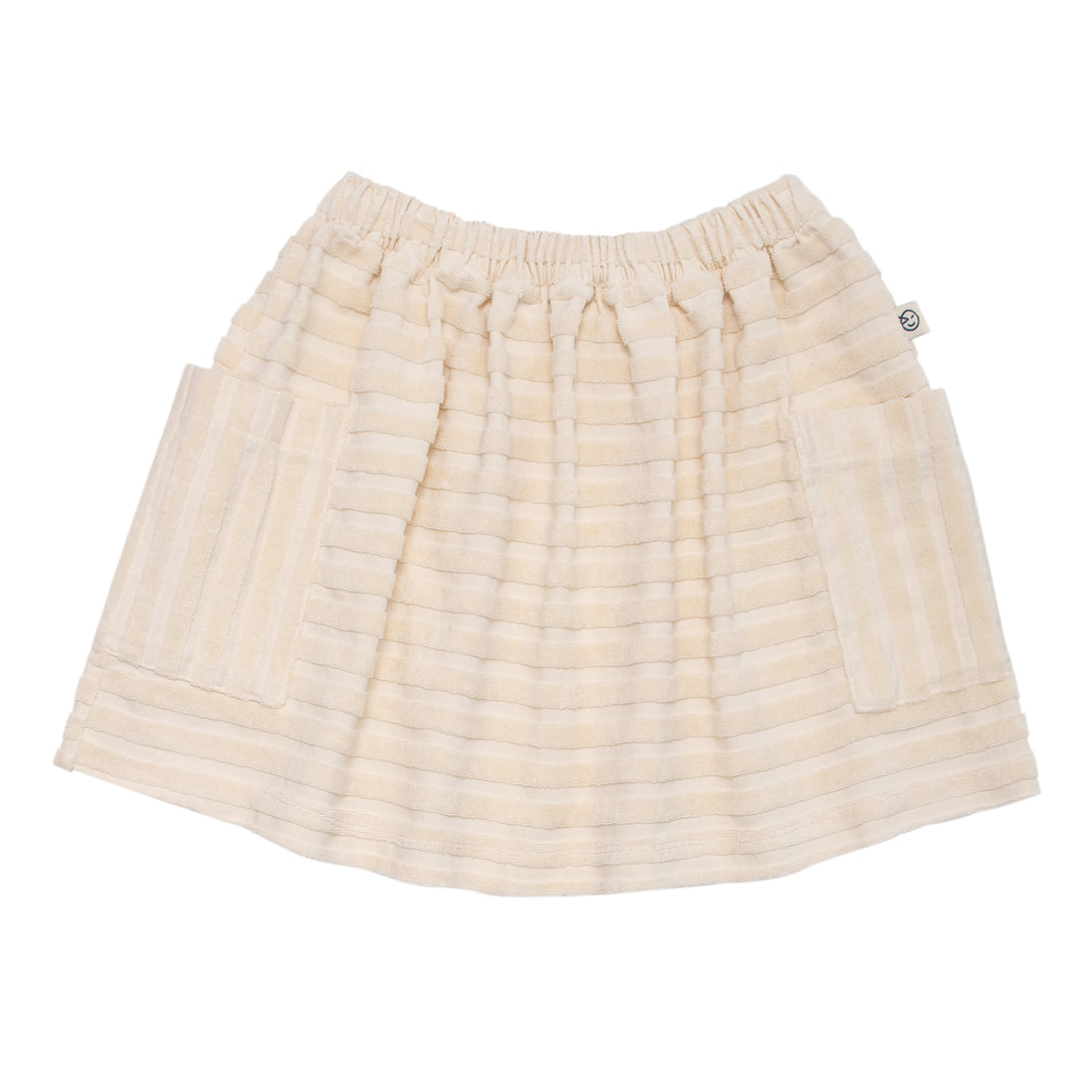 WYNKEN Chalk Terry Stripe Beach Skirt