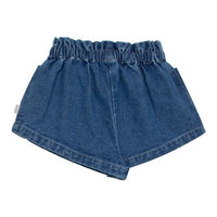 WYNKEN Mid Blue Denim Tatto Short