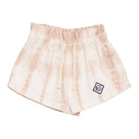 WYNKEN Dull Pink Tie Dye Tatto Short
