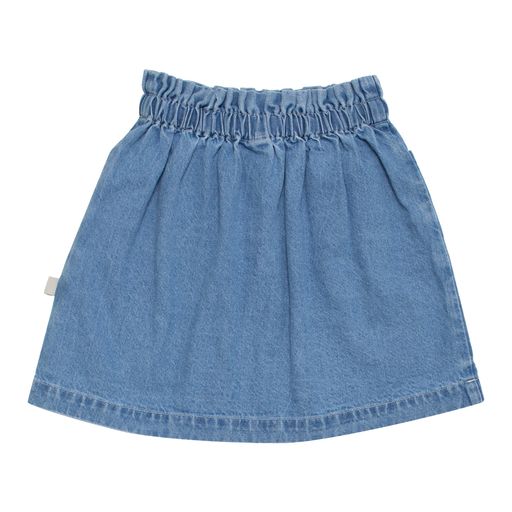 WYNKEN Mid Blue Denim Tatto Denim Skirt