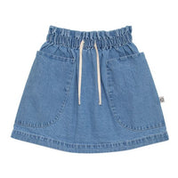 WYNKEN Mid Blue Denim Tatto Denim Skirt