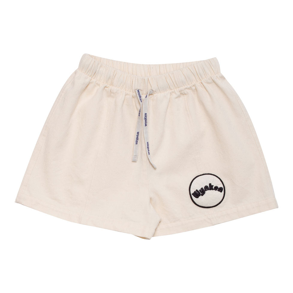 WYNKEN Ecru Drawcord Panel Short