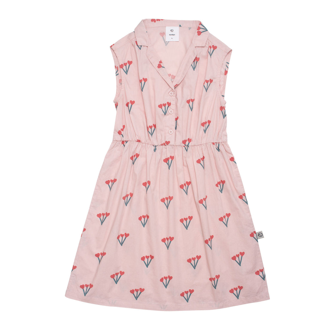 WYNKEN Muted Pink Corazon Shirt Dress