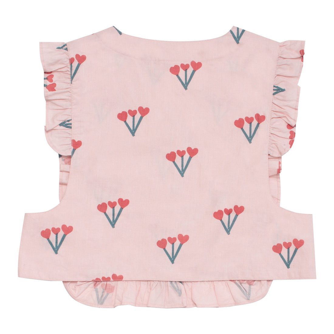 WYNKEN Muted Pink Alto Frill Waistcoat