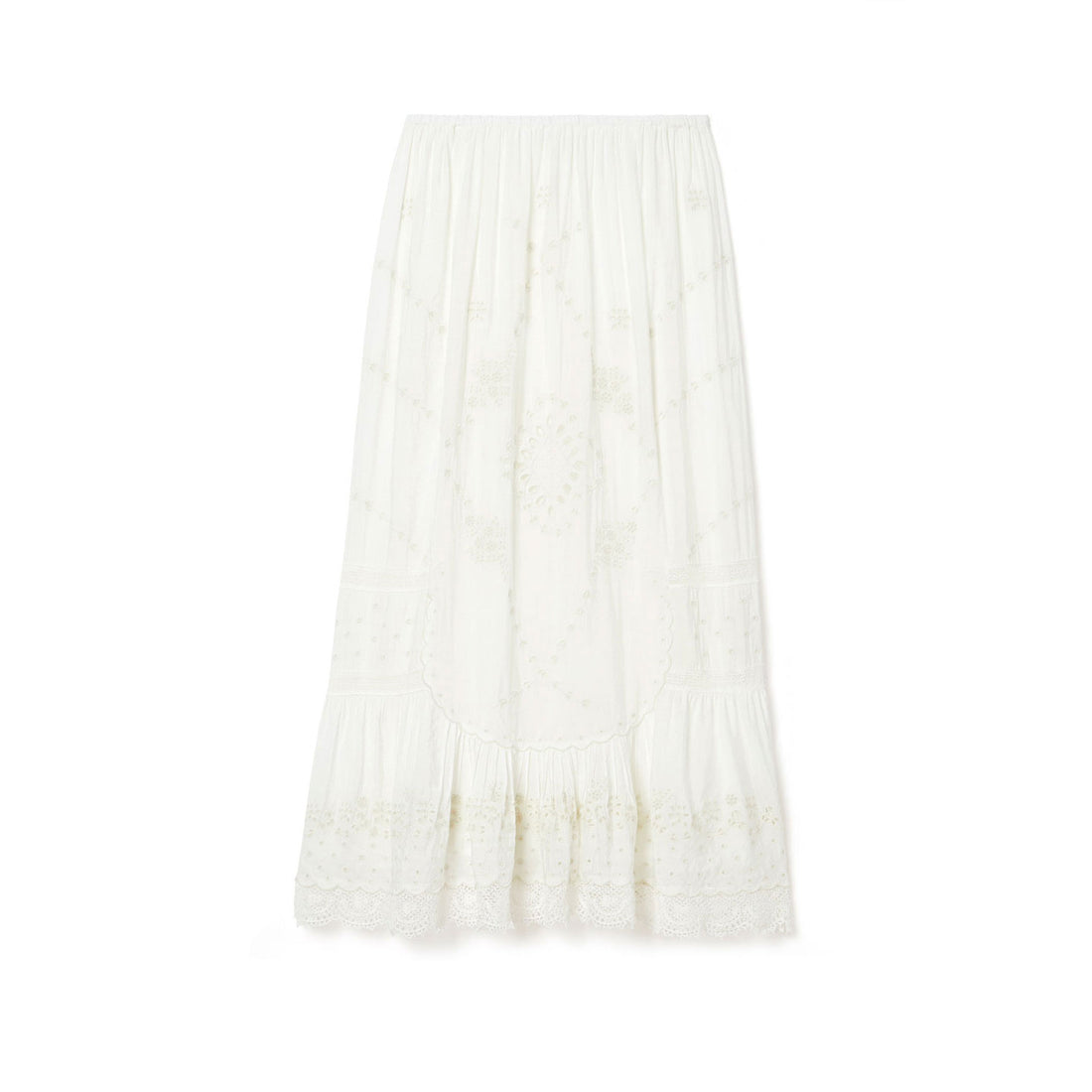 Louise Misha Off White Paulette Womens Skirt