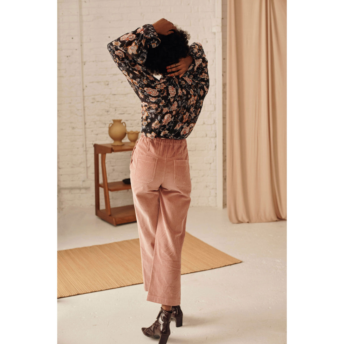 Louise Misha Charcoal Tpical Loon Naomie Blouse