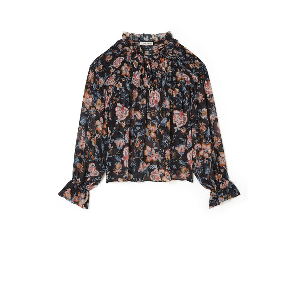Louise Misha Charcoal Tpical Loon Naomie Blouse