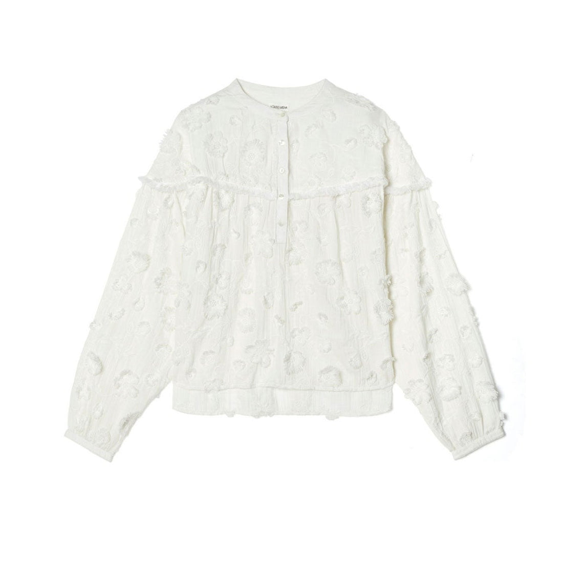 Louise Misha White Camilla Womens Blouse