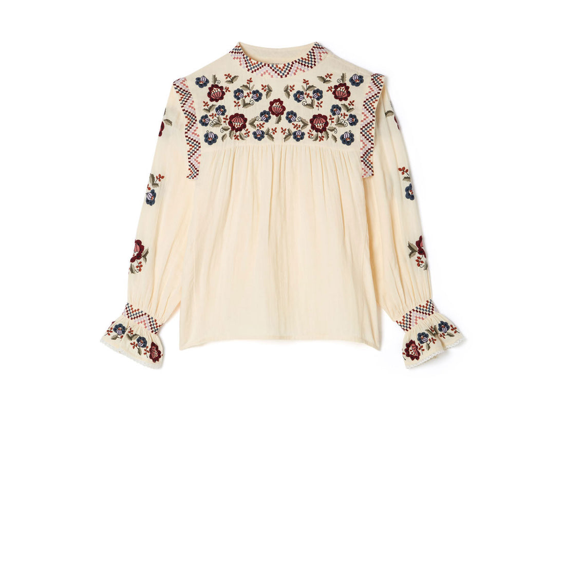 Louise Misha Cream Izza Blouse