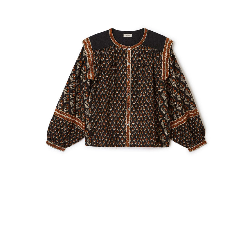 Louise Misha Cinnamon Tree Of Life Jane Blouse