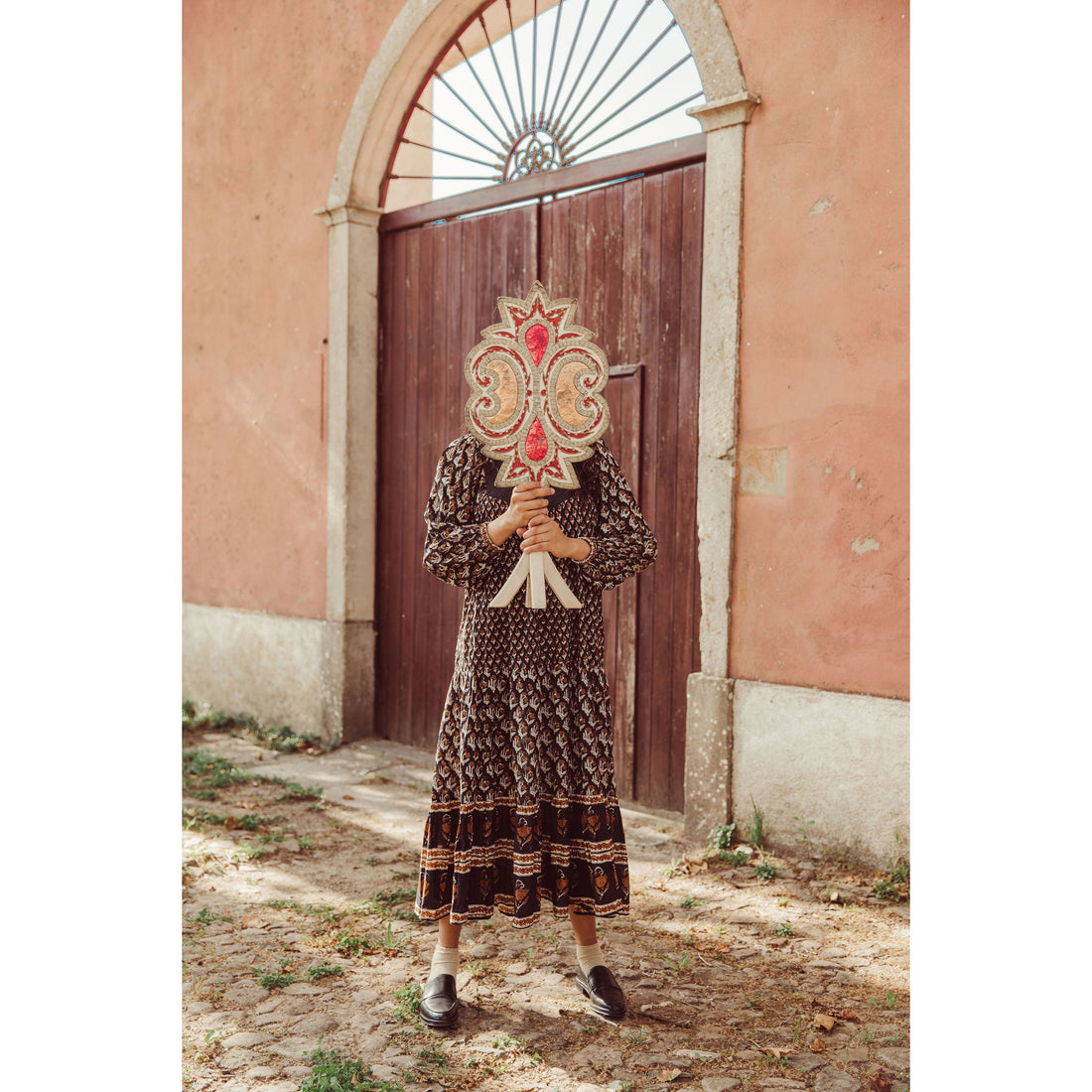 Louise Misha Cinnamon Tree Of Life Gypsy Dress