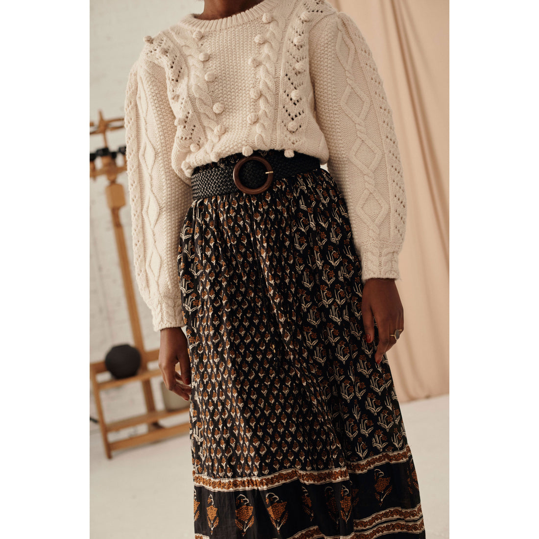 Louise Misha Cinnamon Tree Of Life Irina Skirt