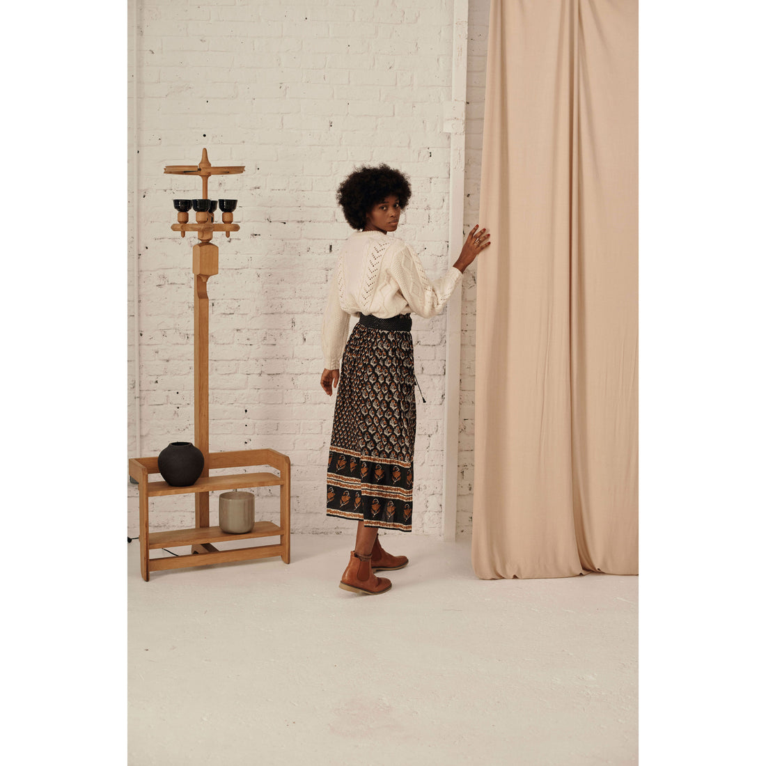 Louise Misha Cinnamon Tree Of Life Irina Skirt