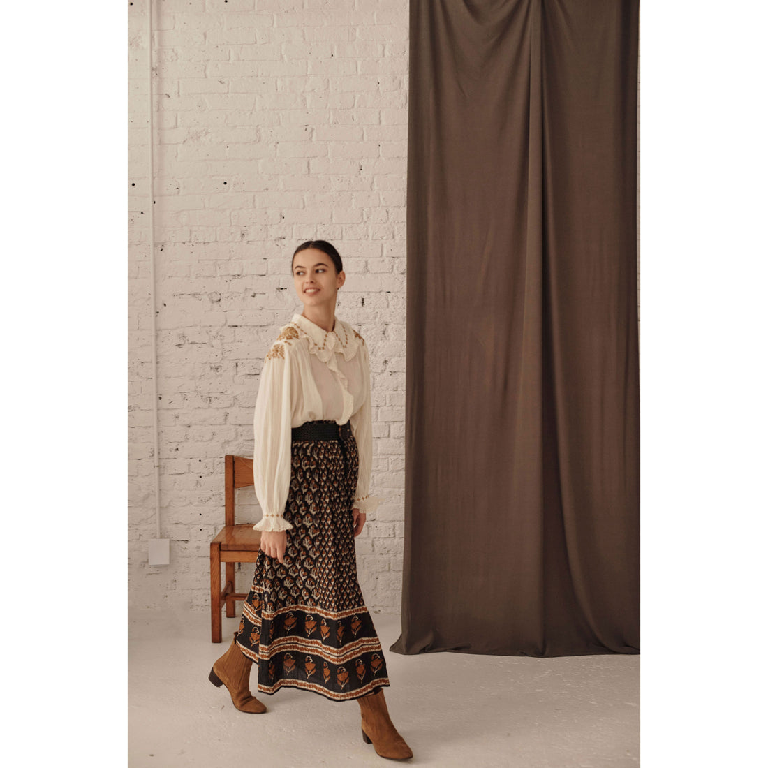 Louise Misha Cinnamon Tree Of Life Irina Skirt