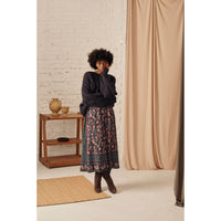Louise Misha Charcoal Wildflowers Laure Skirt