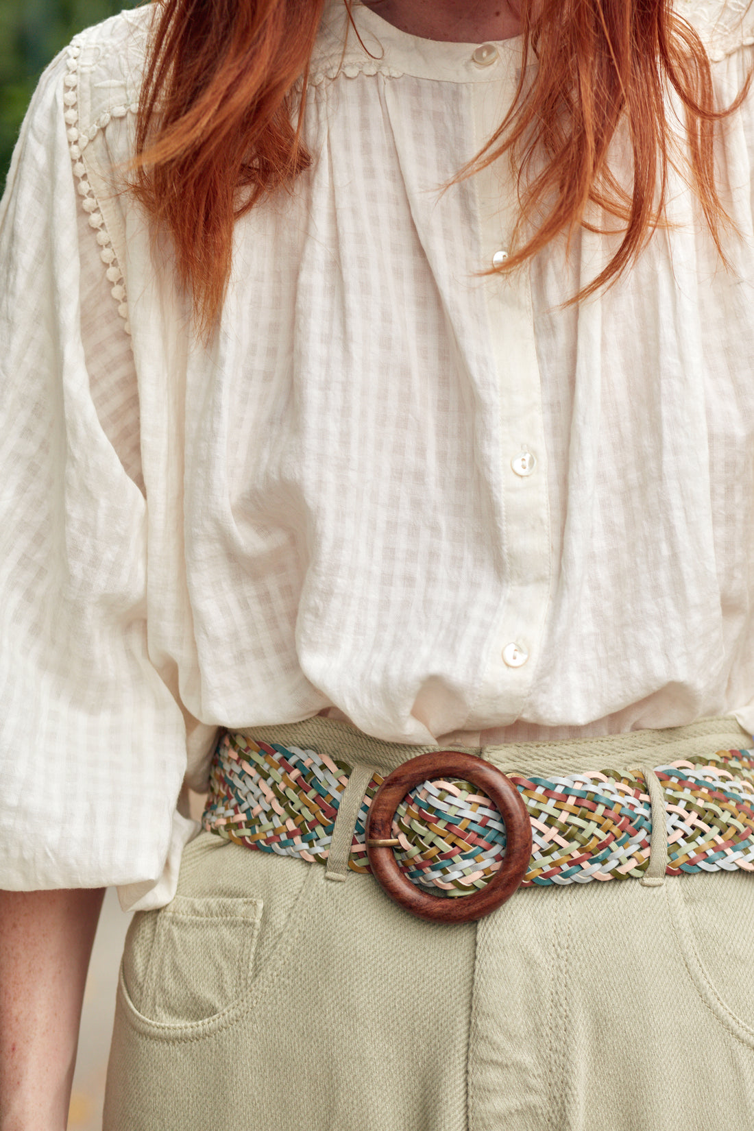 Louise Misha Plaid Fifi Belt