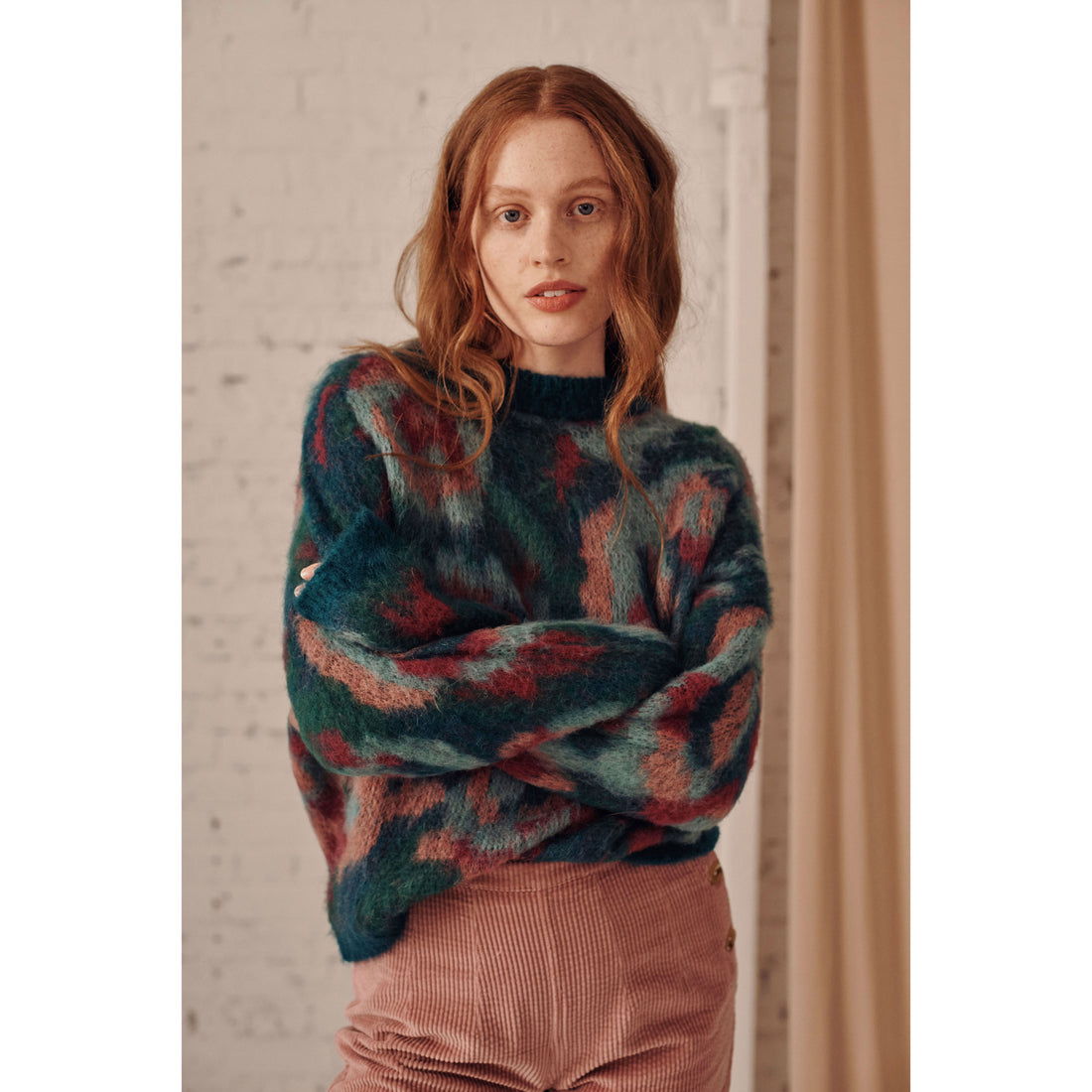 Louise Misha Peacock Dolce Knit Sweater