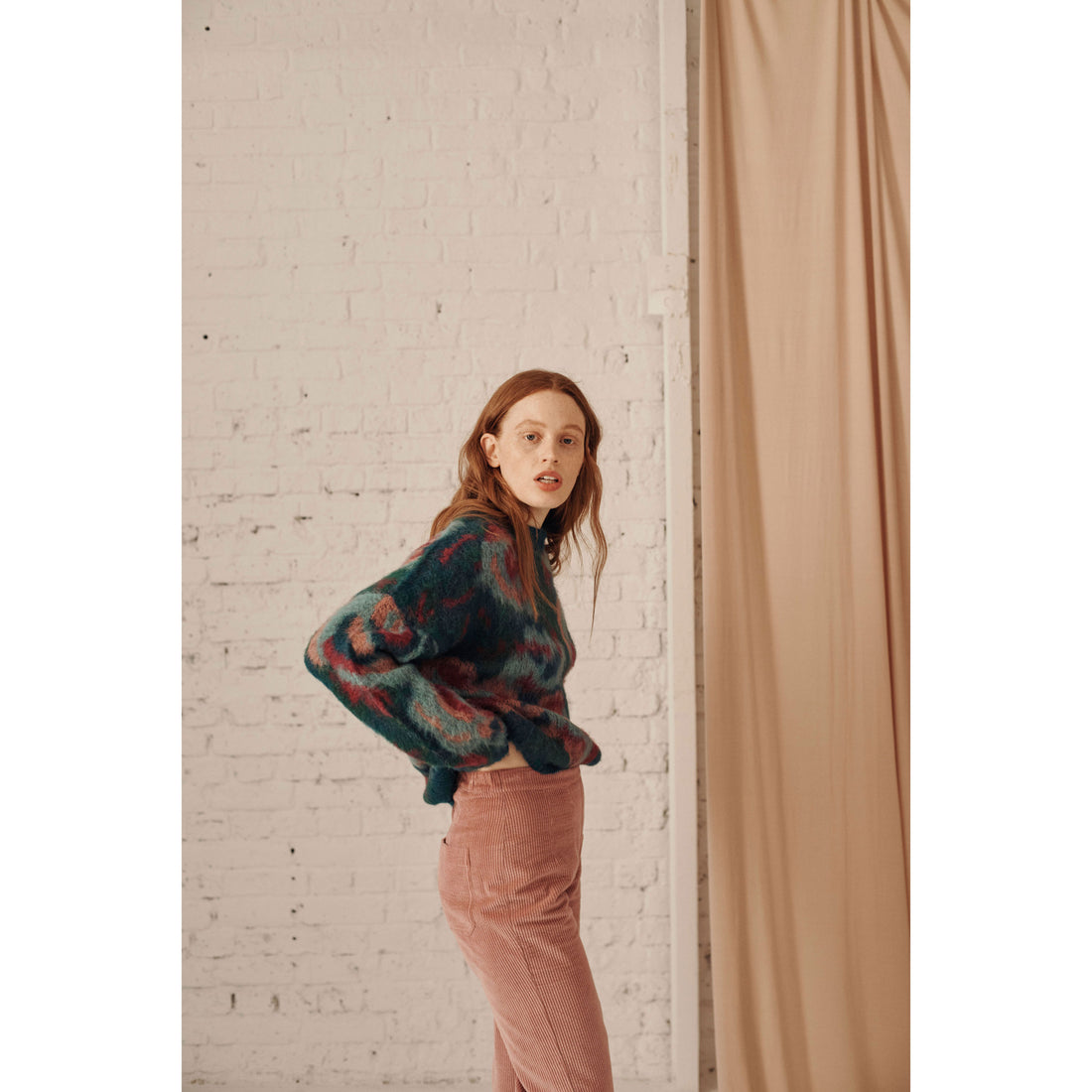 Louise Misha Peacock Dolce Knit Sweater