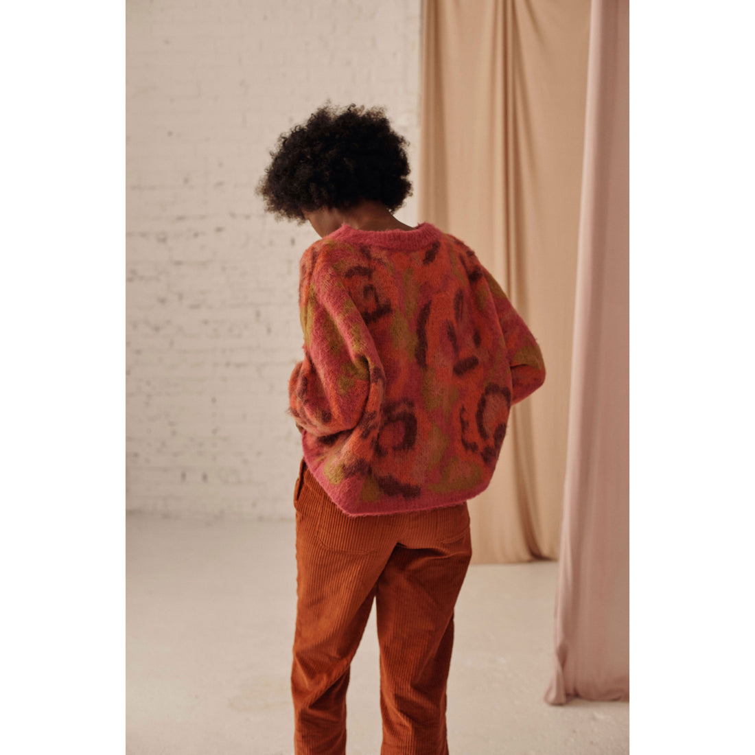 Louise Misha Fushia Dolce Knit Sweater