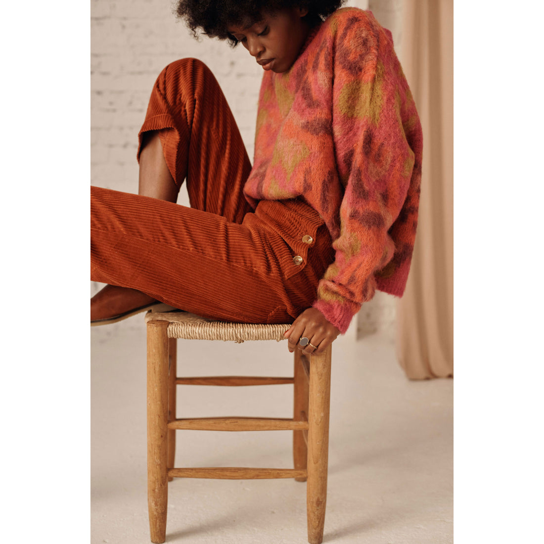 Louise Misha Fushia Dolce Knit Sweater