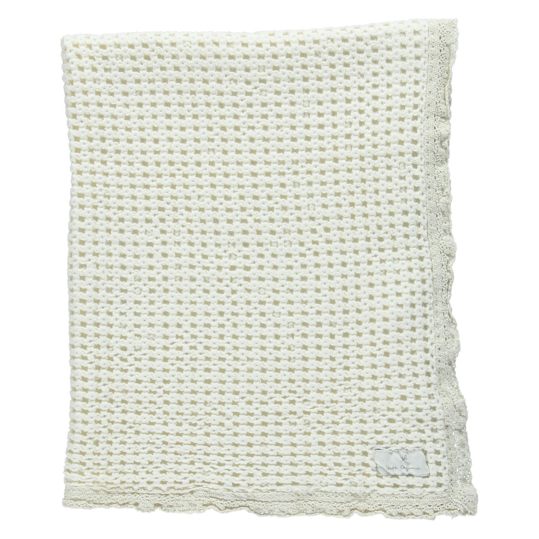 Bebe Organic Natural Bebe Waffle Blanket