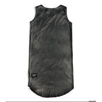 NUNUNU Washed Black Washed Tank Dress