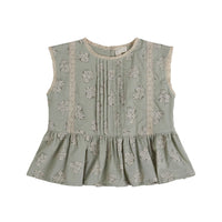 Little Cotton Clothes Zinnia Floral Willow Blouse