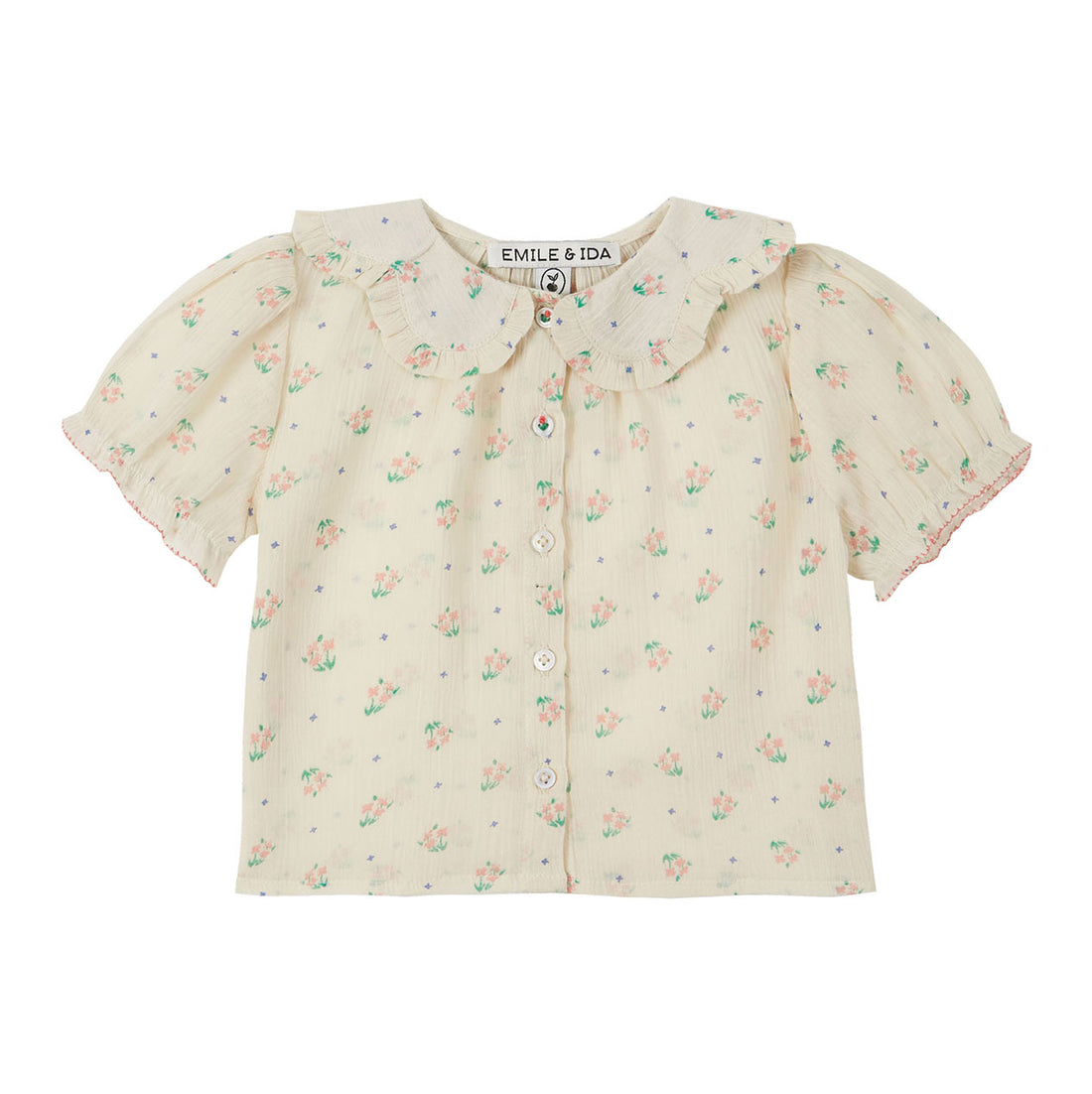 Emile et Ida Bouquet Collar Blouse