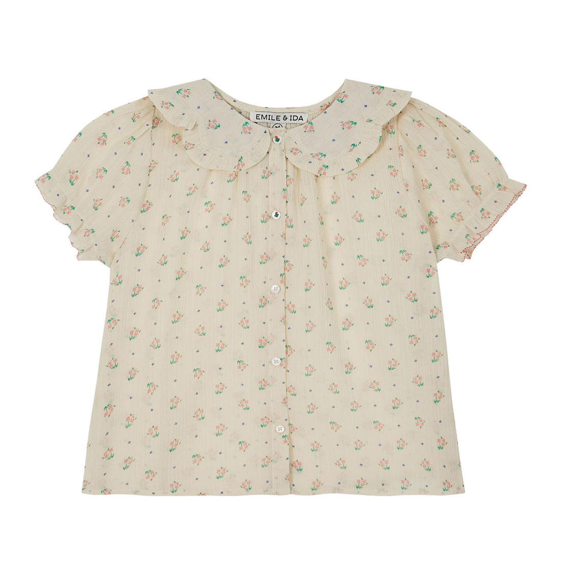 Emile et Ida Bouquet Collar Blouse