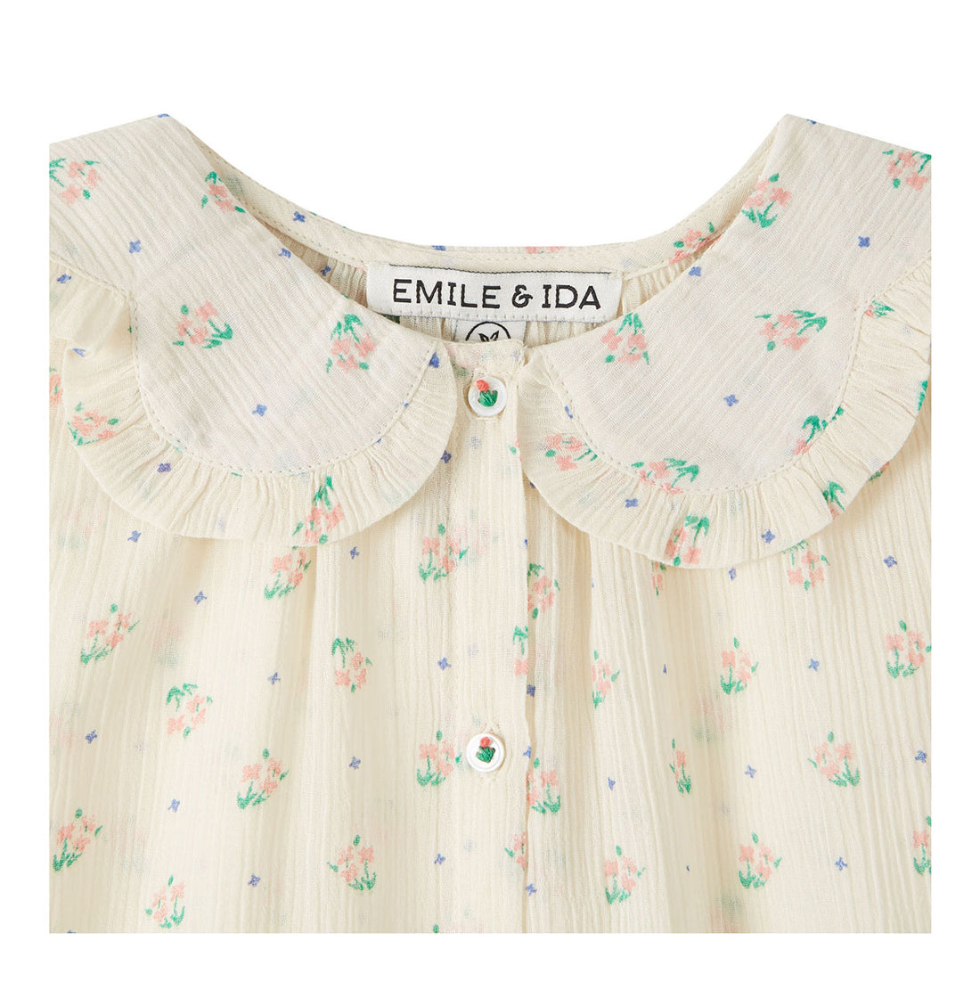 Emile et Ida Bouquet Collar Blouse