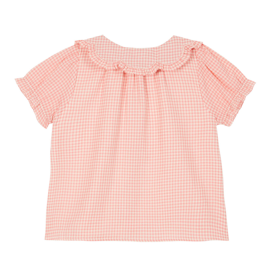 Emile et Ida Rose Gingham Collar Blouse