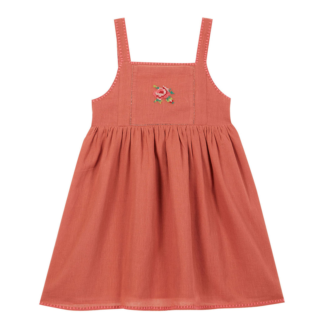 Emile et Ida Clay Cross Stitch Flower Dress