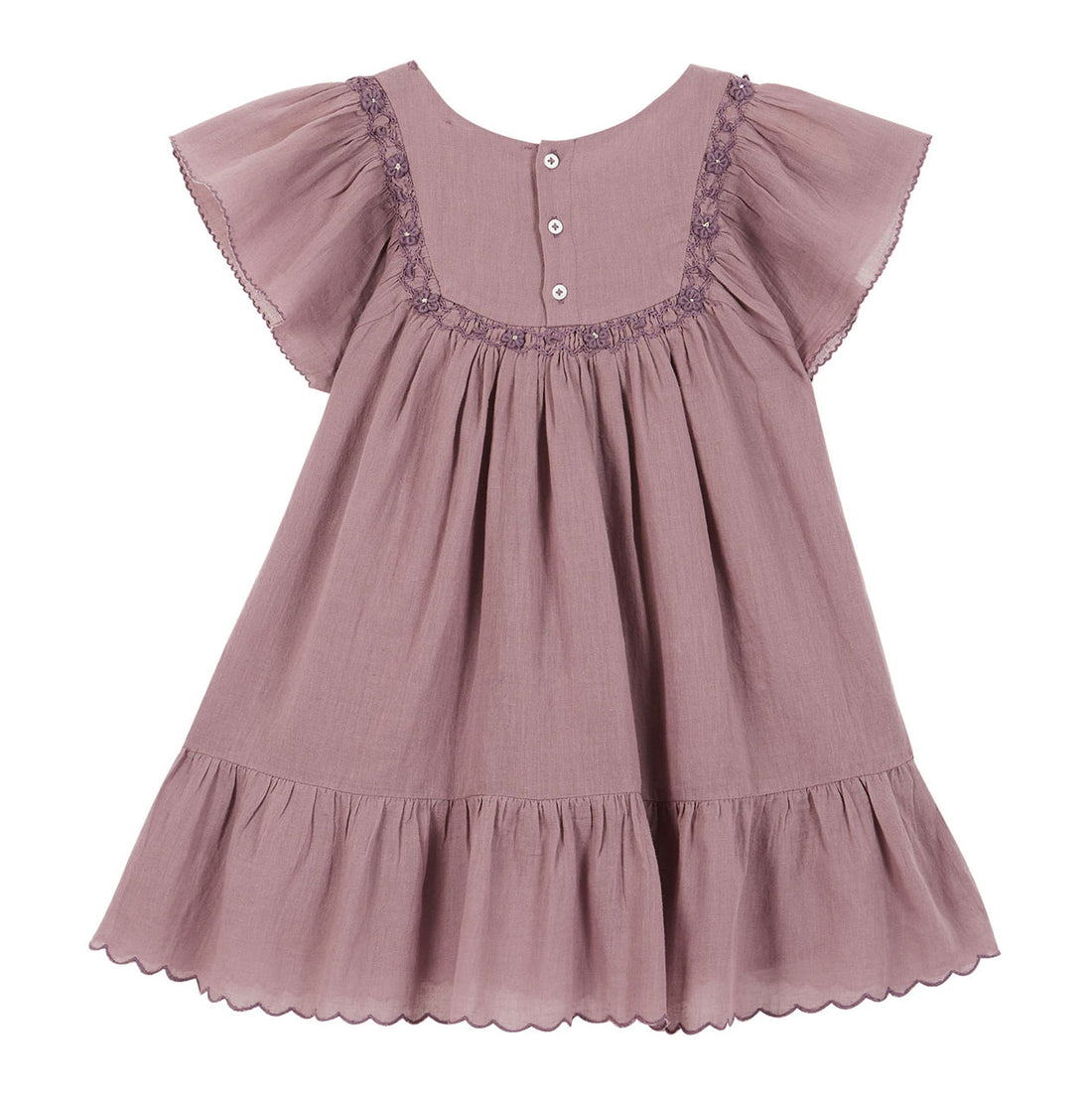 Emile et Ida Violet Vintage Embroidered Dress