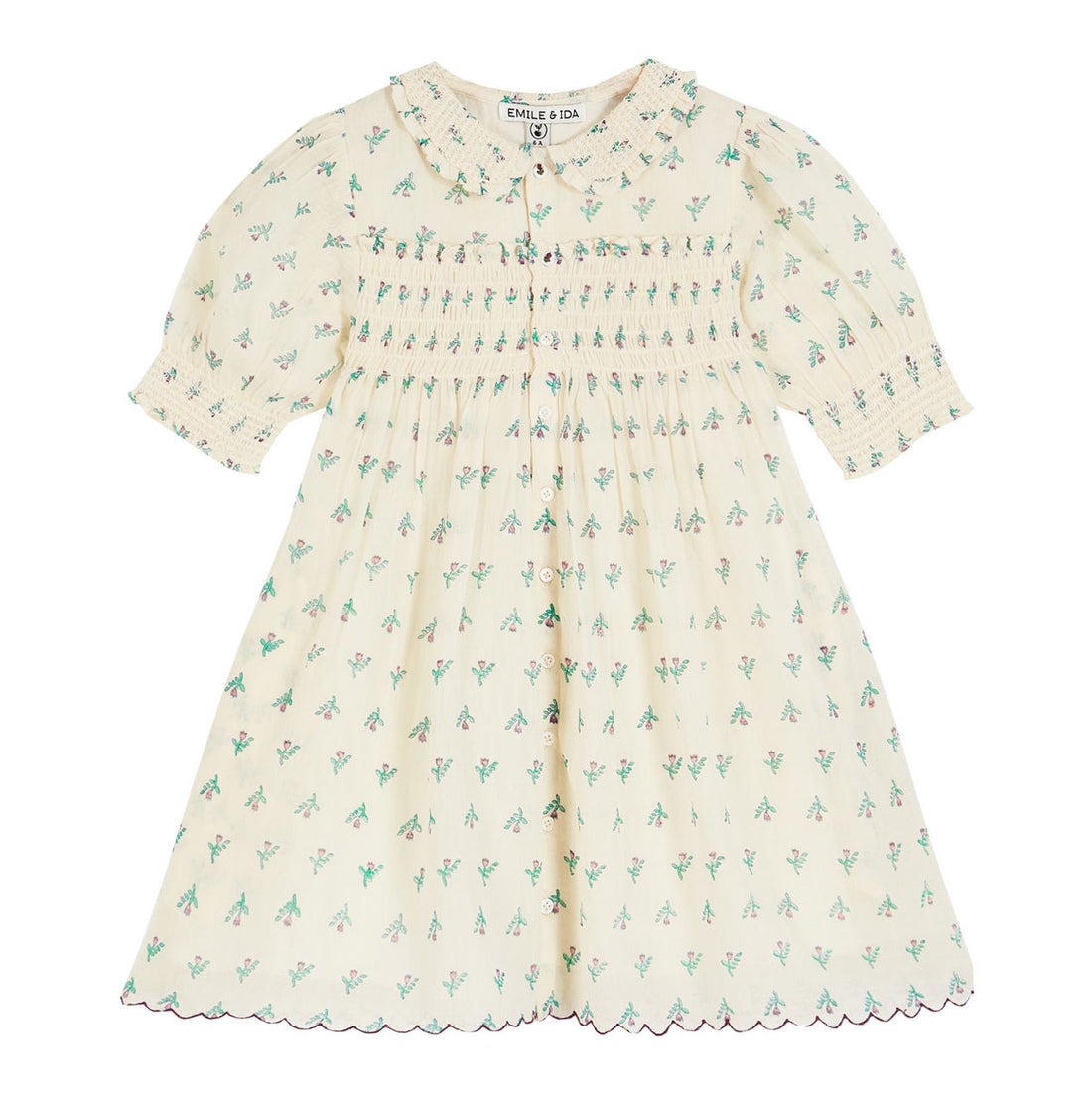 Emile et Ida Daffodil Smocked Dress