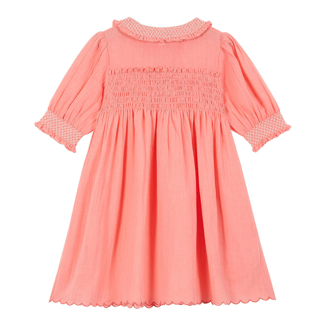Emile et Ida Sushi Smocked Collar Dress